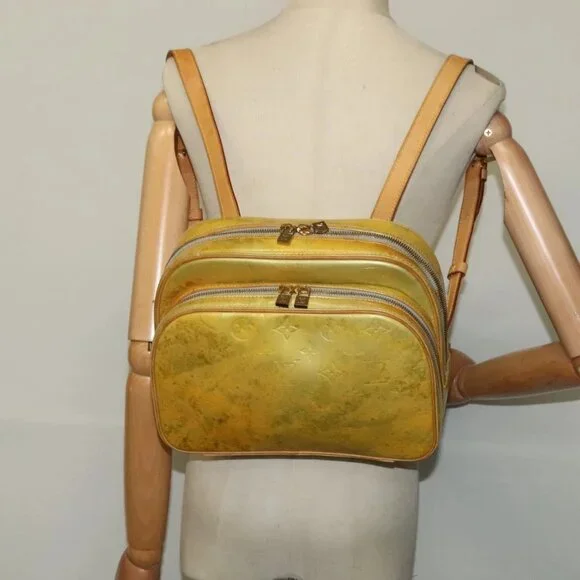 LOUIS VUITTON Monogram Vernis Marley Backpack Gris M91038 LV Auth 139758 LOUIS VUITTON Monogram Vernis Marley Backpack Gris M91038 LV  main image 4